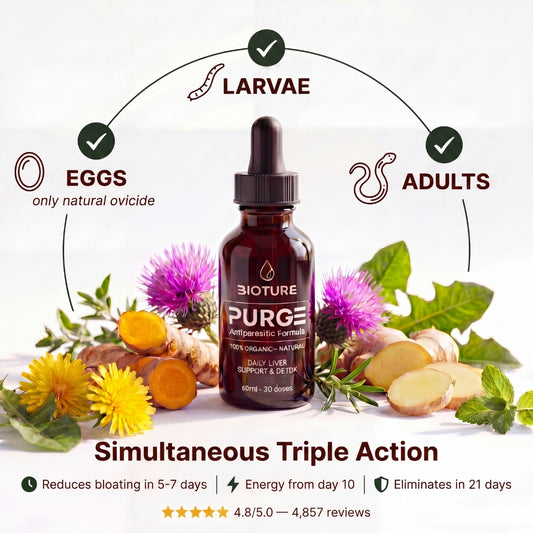 PURGE™ — Natural Antiparasitic Formula (Triple Action Gut Support)